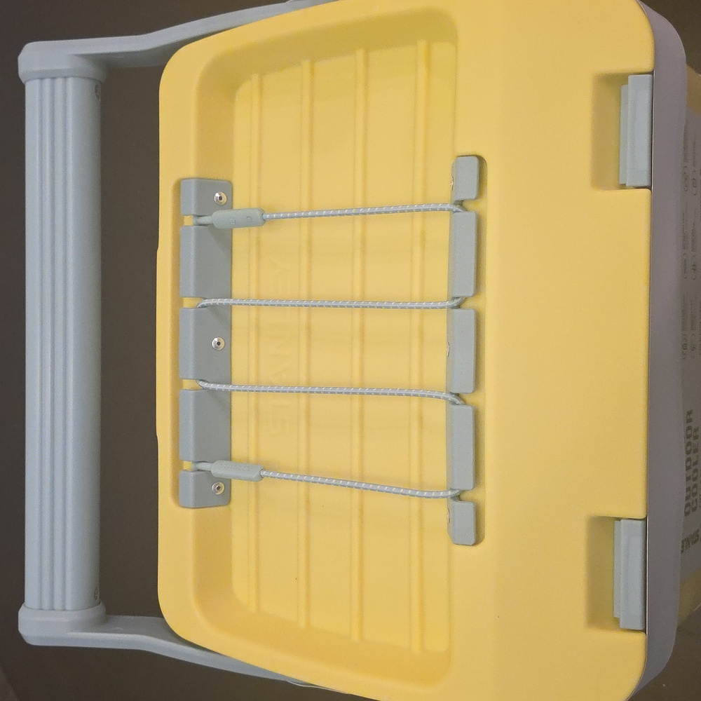 Brand New Stanley Yellow and White Cooler with Tumbler Set - Picture 4 of 6